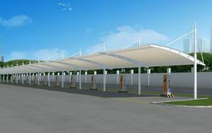 黄陵县膜结构停车棚