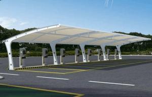 黄陵县膜结构停车棚