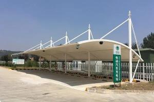 黄陵县膜结构停车棚